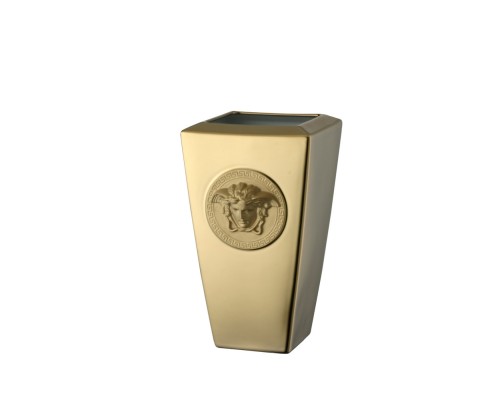 Versace Medusa gold ваза 24 см., покрыта золотом, в подарочной коробке.